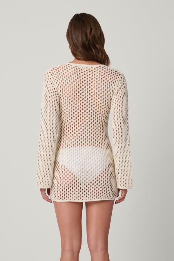 Shoshanna Guerite Mini Dress Ivory
