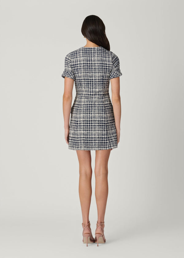 Shoshanna Haisley Dress Navy/Ivory