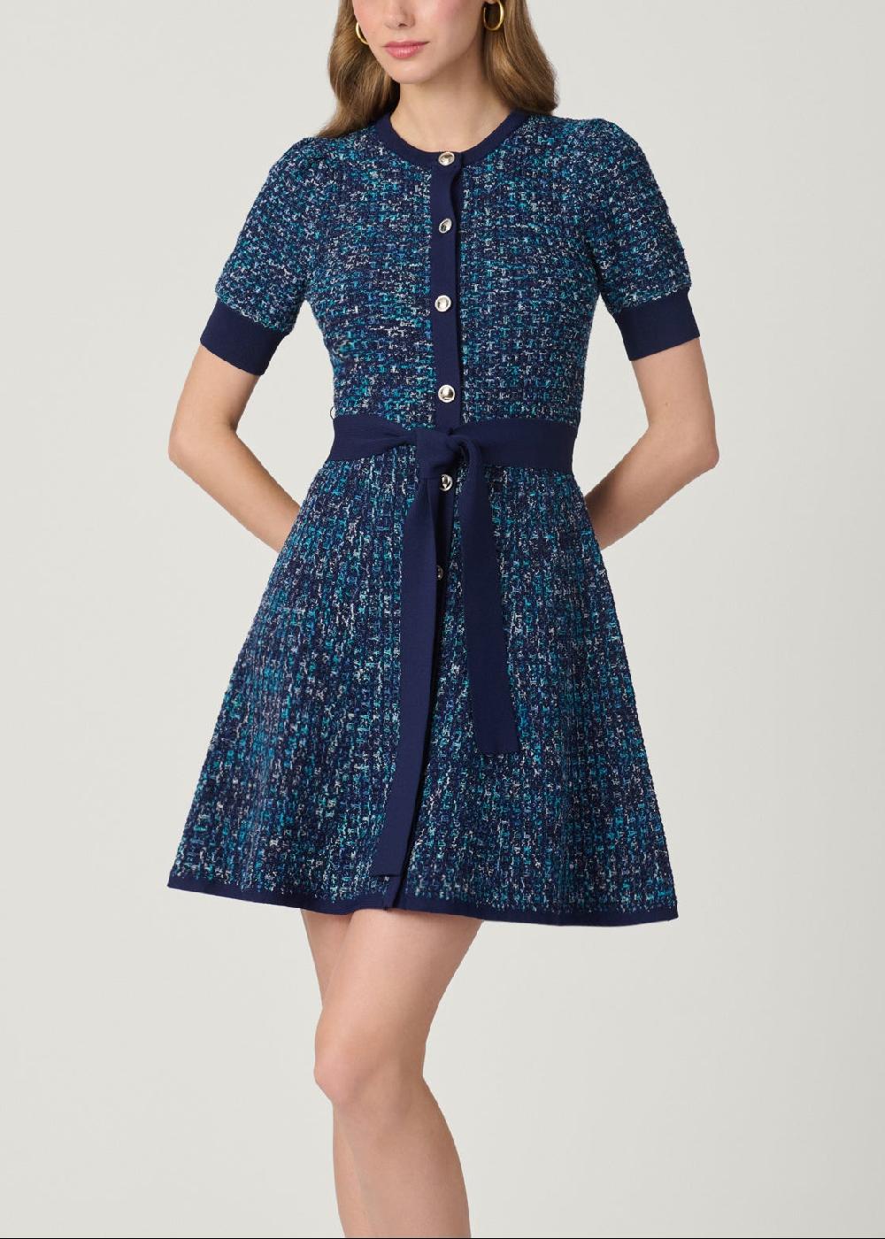 shoshanna Harriet Dress Blue