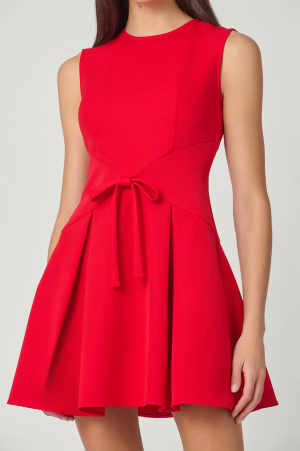 Shoshanna Hattie Dress Cherry