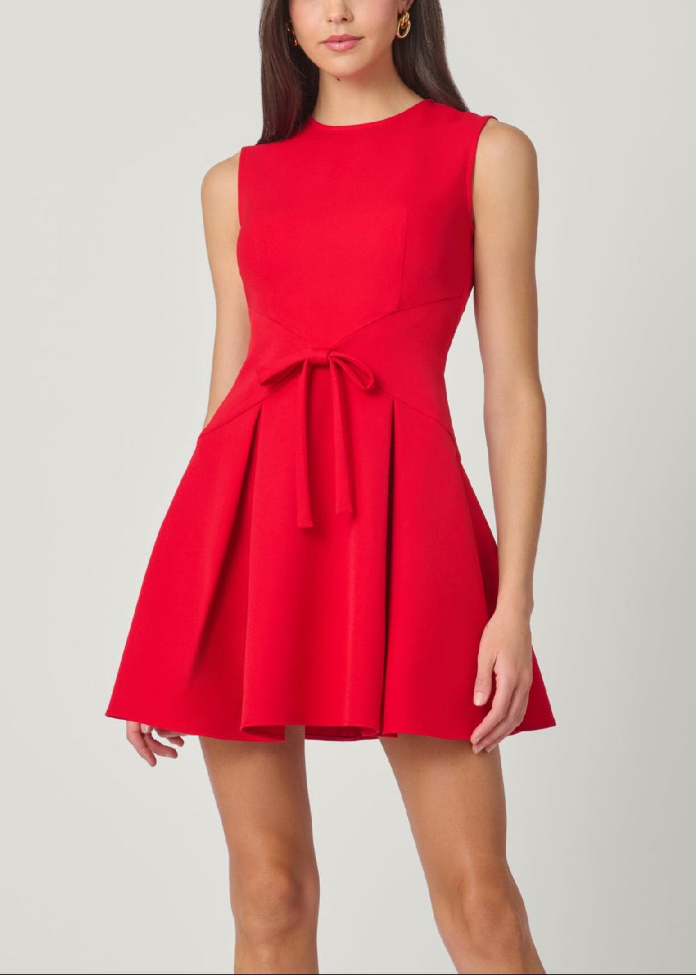 shoshanna Hattie Dress Cherry