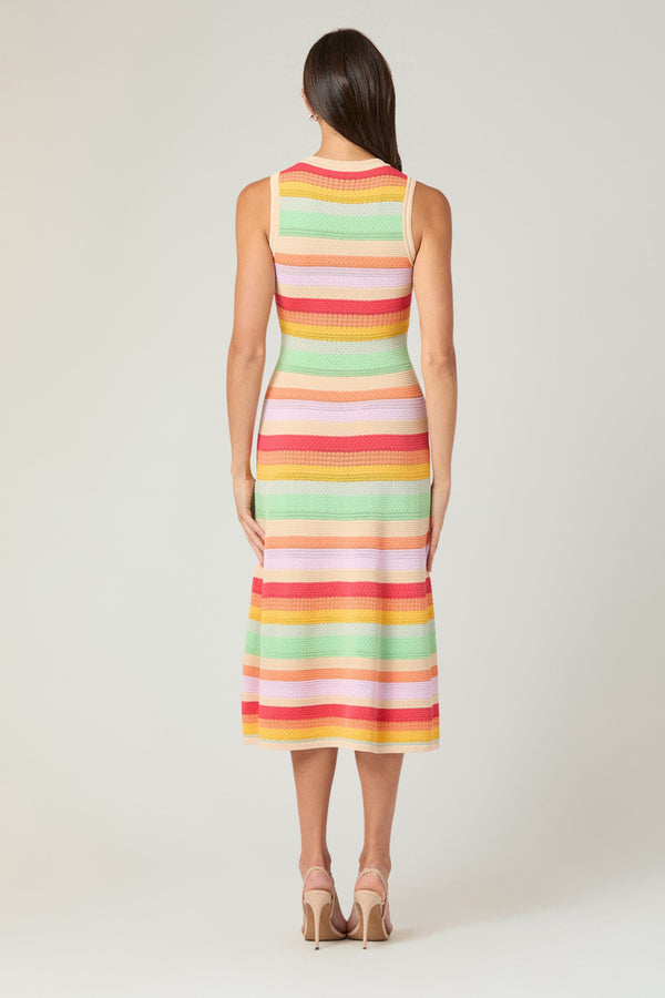 Shoshanna Keira Dress Multi Stripe