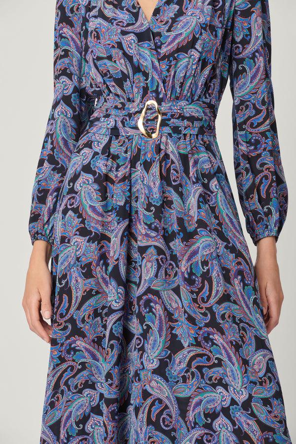 Shoshanna Kendall Dress Violet Multi