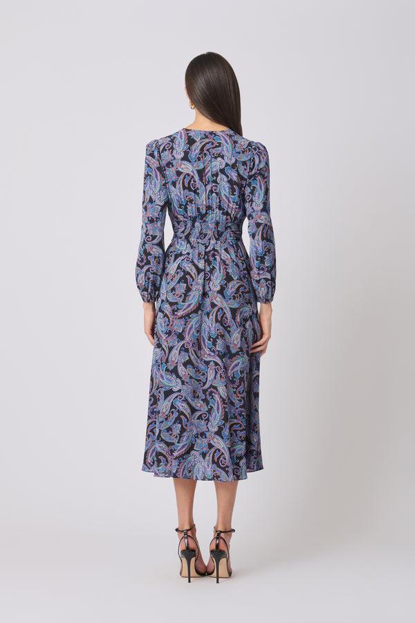 Shoshanna Kendall Dress Violet Multi