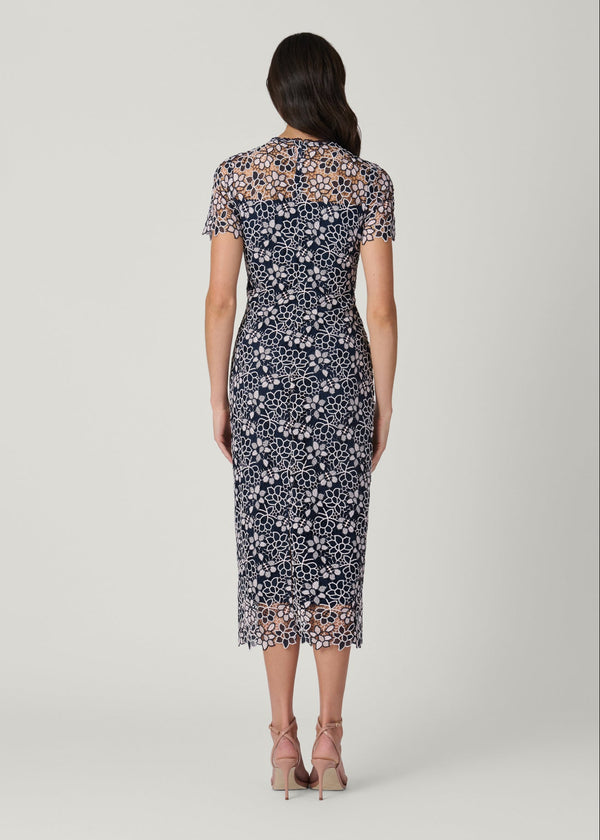 Shoshanna Kiriya Dress Navy/Blush
