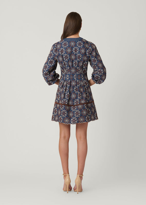 Shoshanna Lina Dress Navy