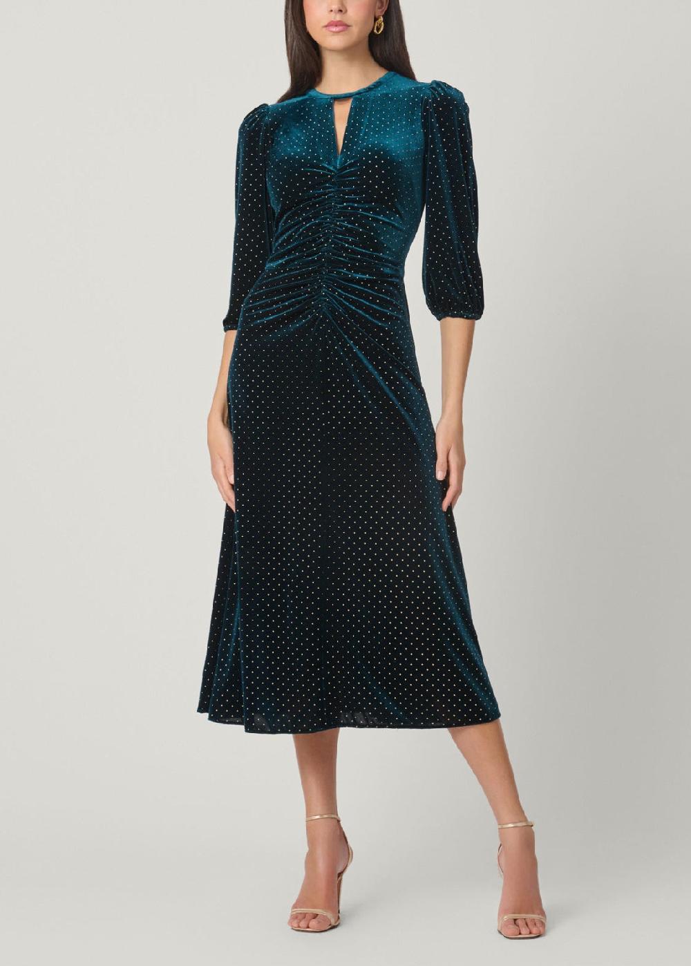 shoshanna Luna Dress Emerald