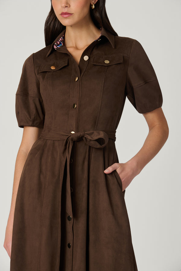 Shoshanna Mara Dress Espresso
