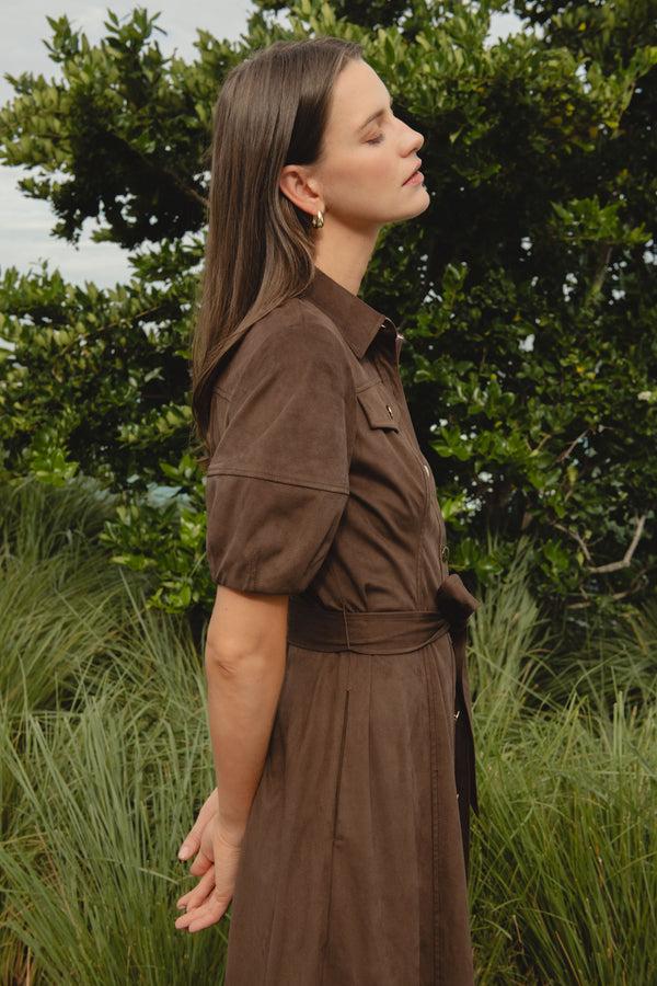 Shoshanna Mara Dress Espresso