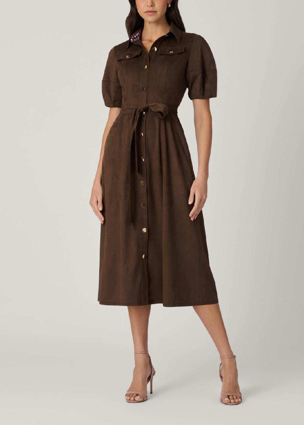 shoshanna Mara Dress Espresso shoshanna Mara Dress Espresso