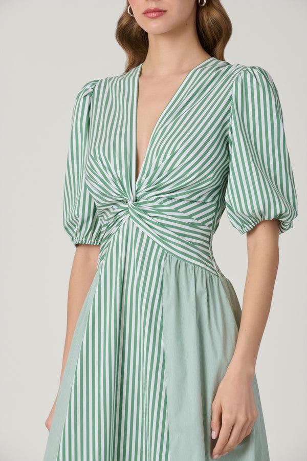 Shoshanna Margaret Dress Pistachio