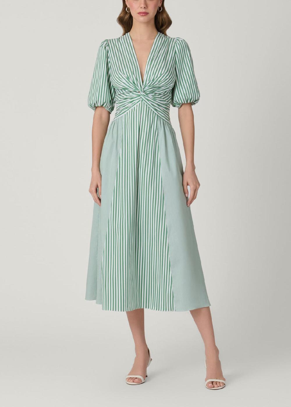 shoshanna Margaret Dress Pistachio