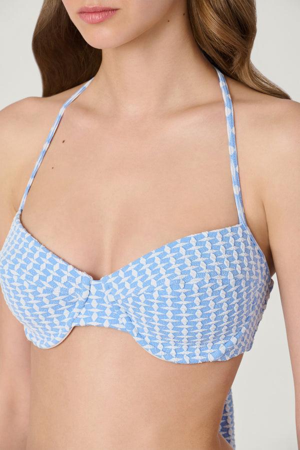 Shoshanna Marina Halter Bra Top Marina