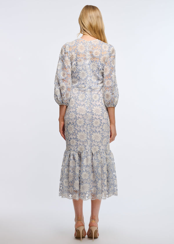 Shoshanna Midnight Adaya Dress Optic/Ice