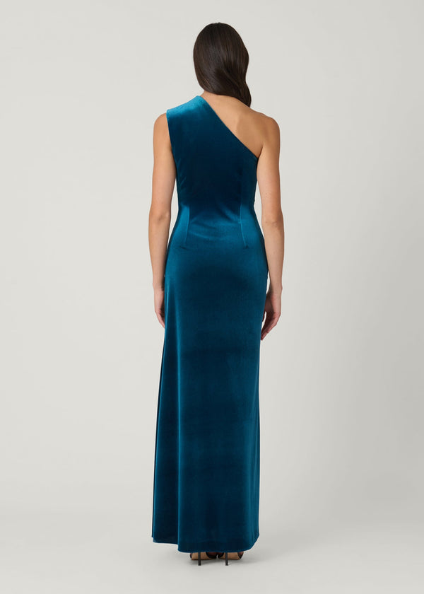 Shoshanna Midnight Amaryllis Dress Slate Blue