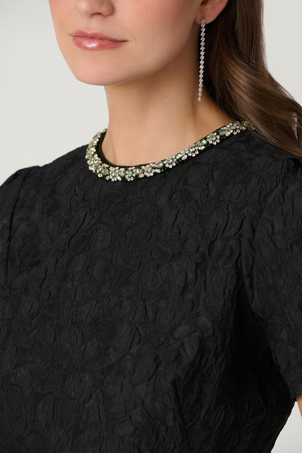 Shoshanna Midnight Andie Dress Black