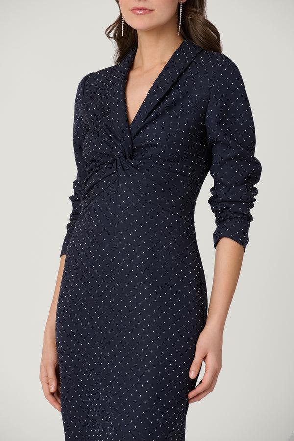 Shoshanna Midnight Asher Dress Navy