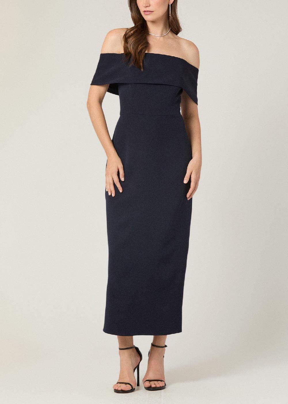 shoshanna Midnight Avril Dress Navy