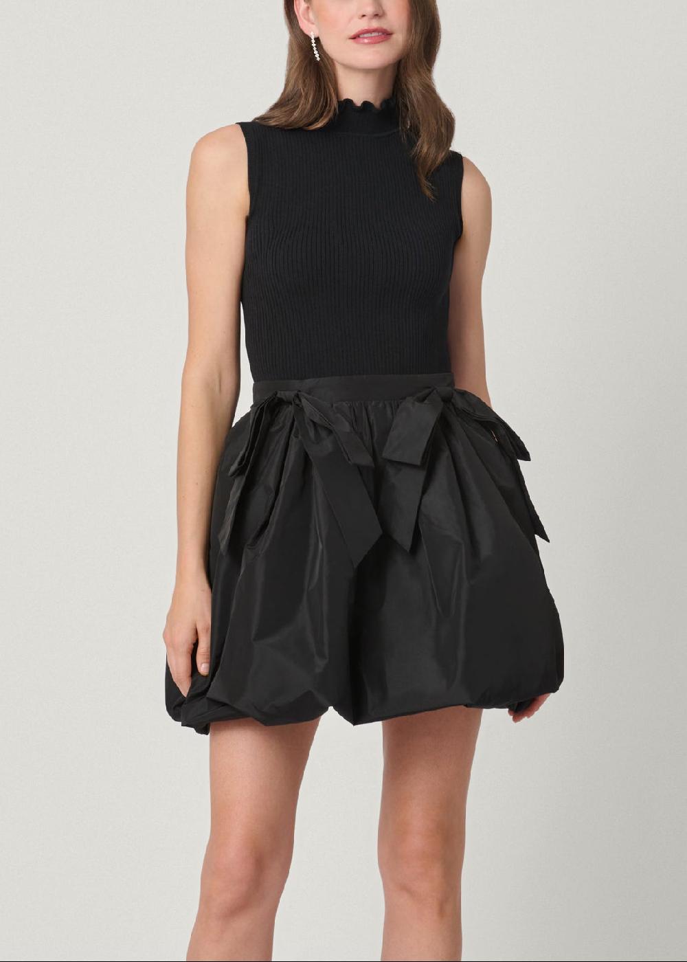 shoshanna Midnight Brandy Dress Black