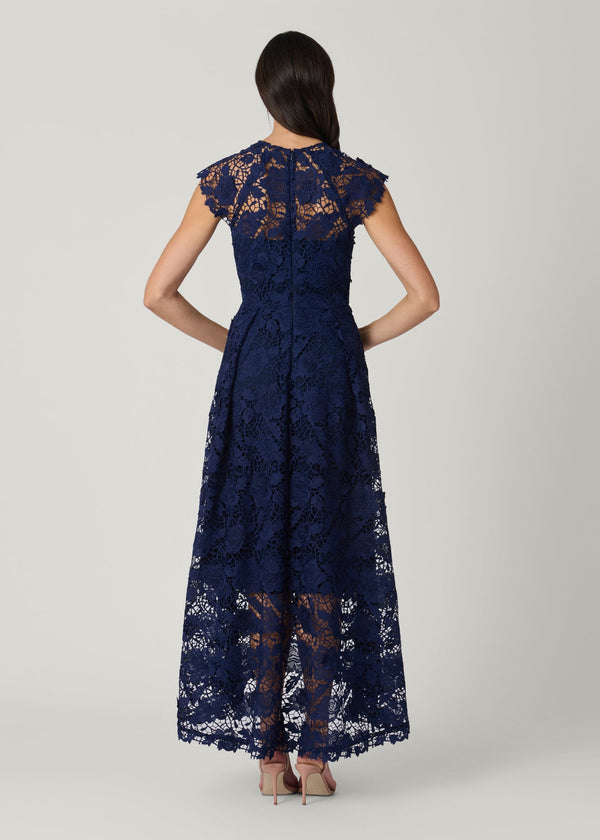 Shoshanna Midnight Brena Dress Navy