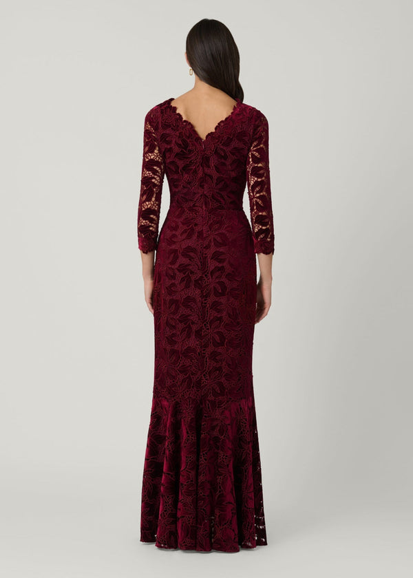 Shoshanna Midnight Brianna Dress Bordeaux