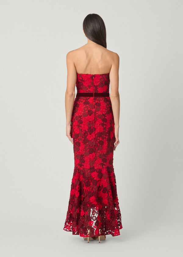 Shoshanna Midnight Cierra Dress Red