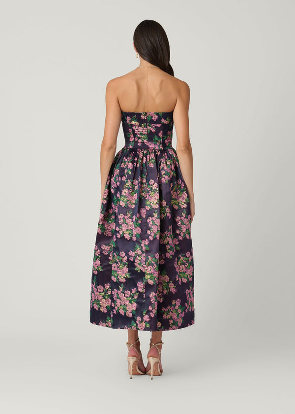 Shoshanna Midnight Dana Dress Pink Multi