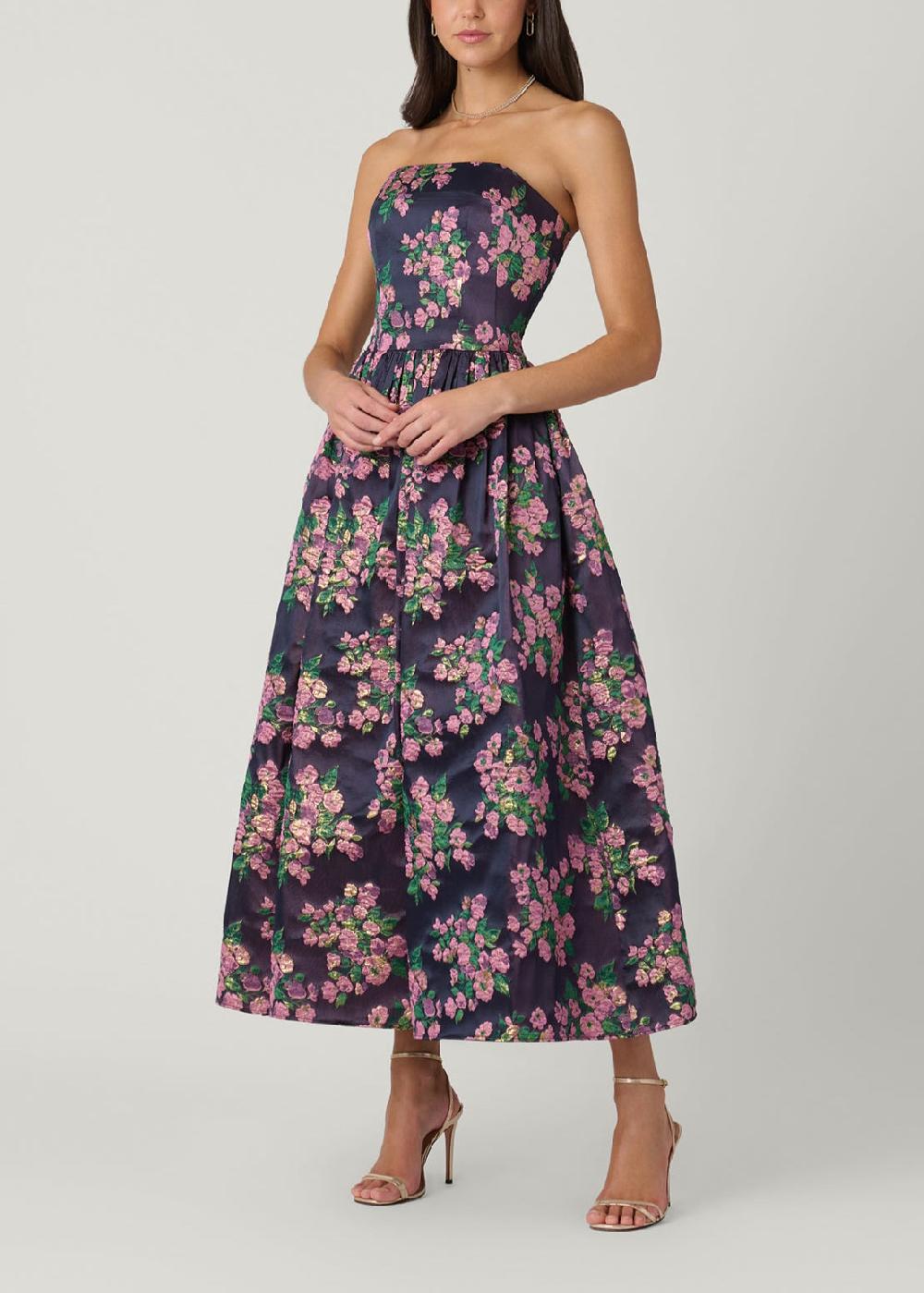 shoshanna Midnight Dana Dress Pink Multi