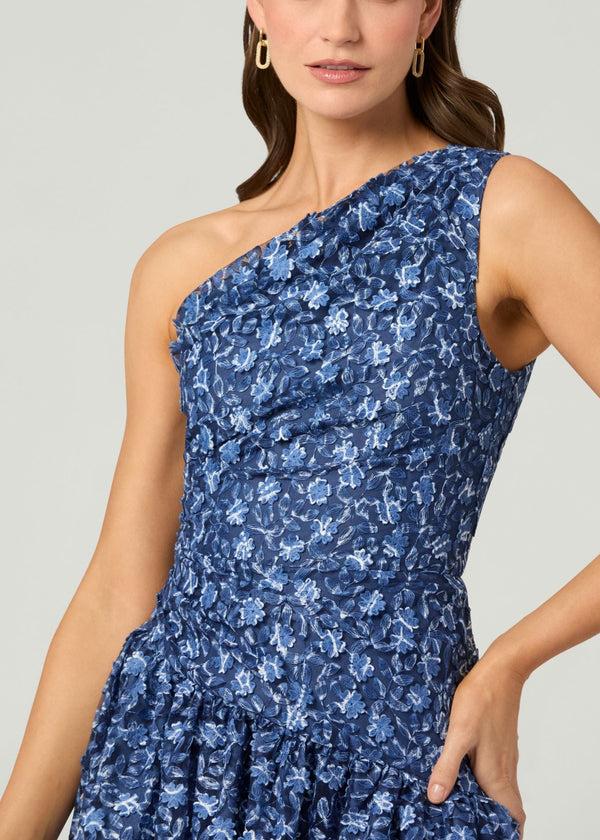 Shoshanna Midnight Danielle Dress Indigo