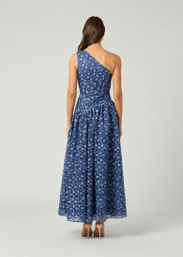 Shoshanna Midnight Danielle Dress Indigo