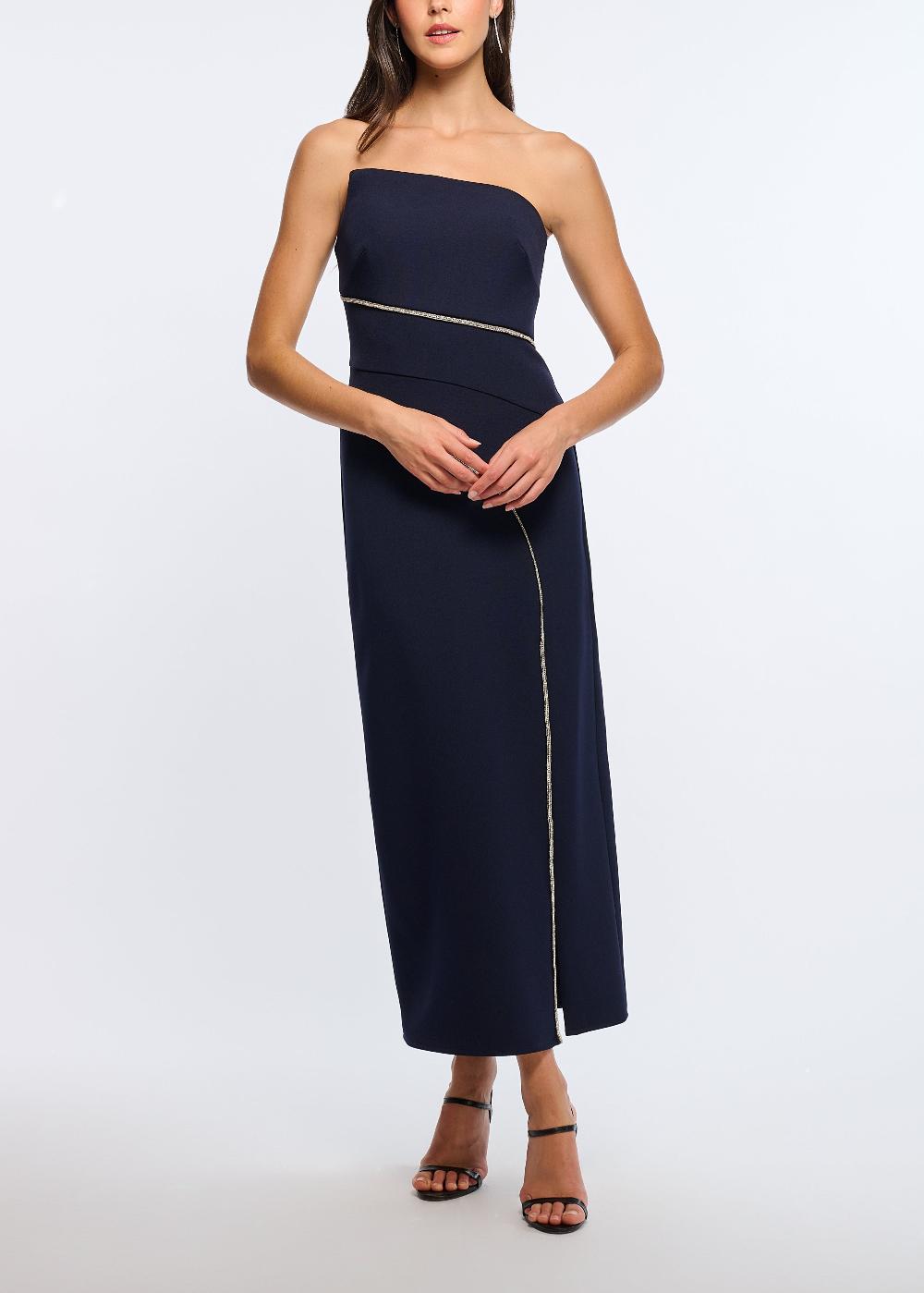 shoshanna Midnight Eva Dress Navy