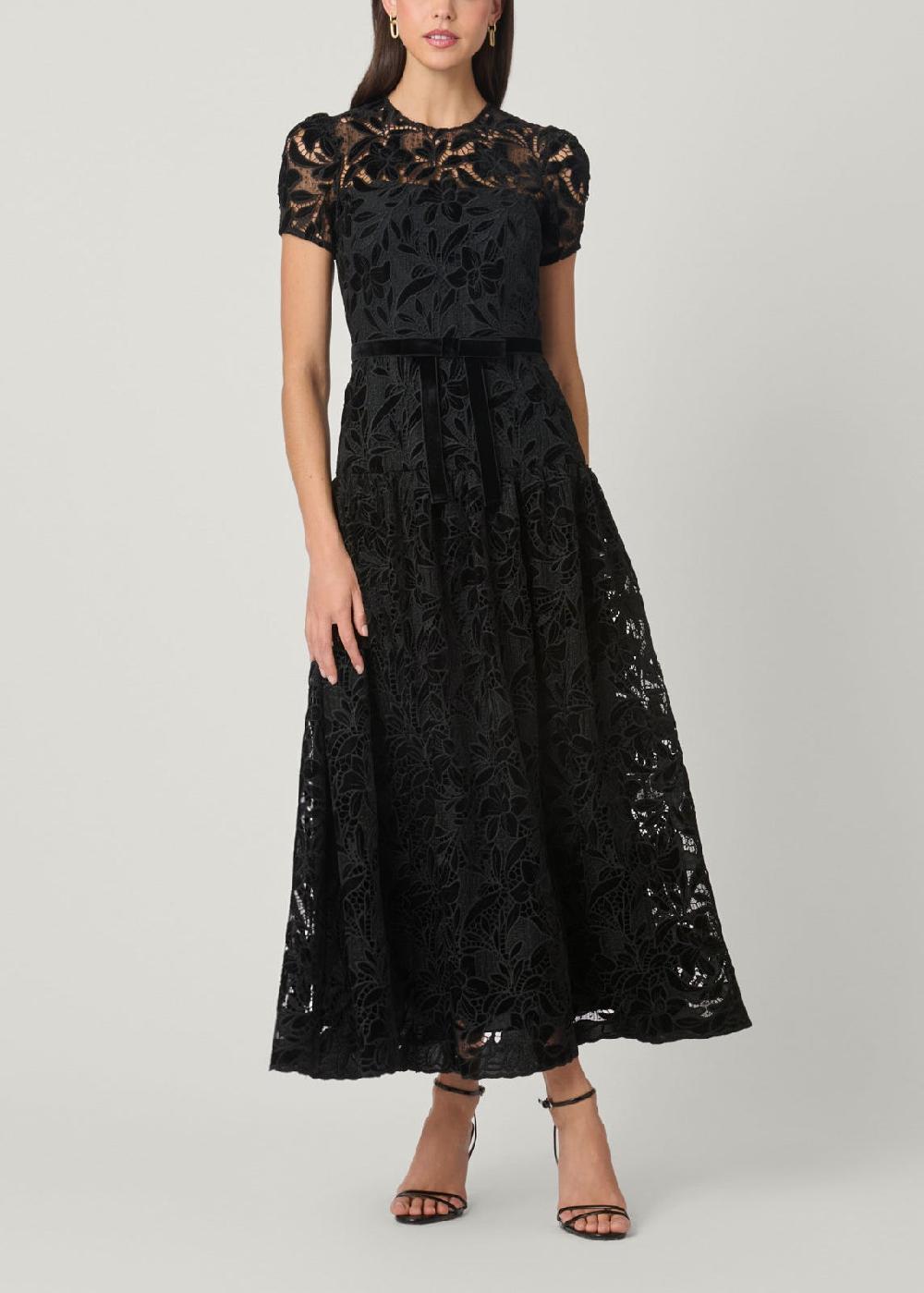 shoshanna Midnight Farah Dress Black
