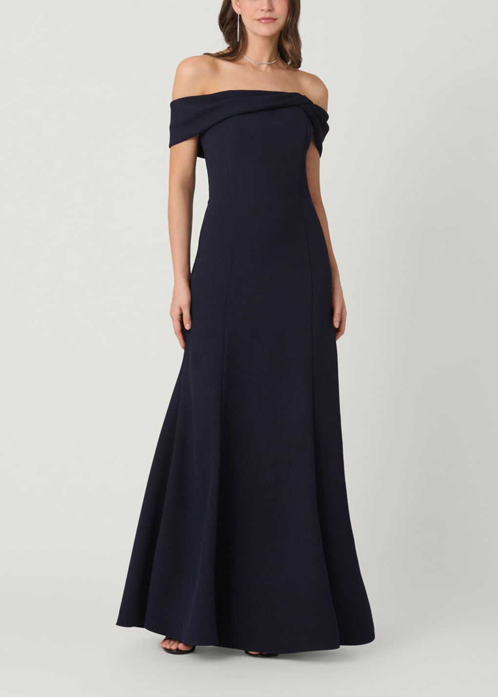 shoshanna Midnight Flores Dress Navy