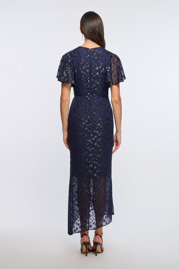 Shoshanna Midnight Gentry Dress Navy