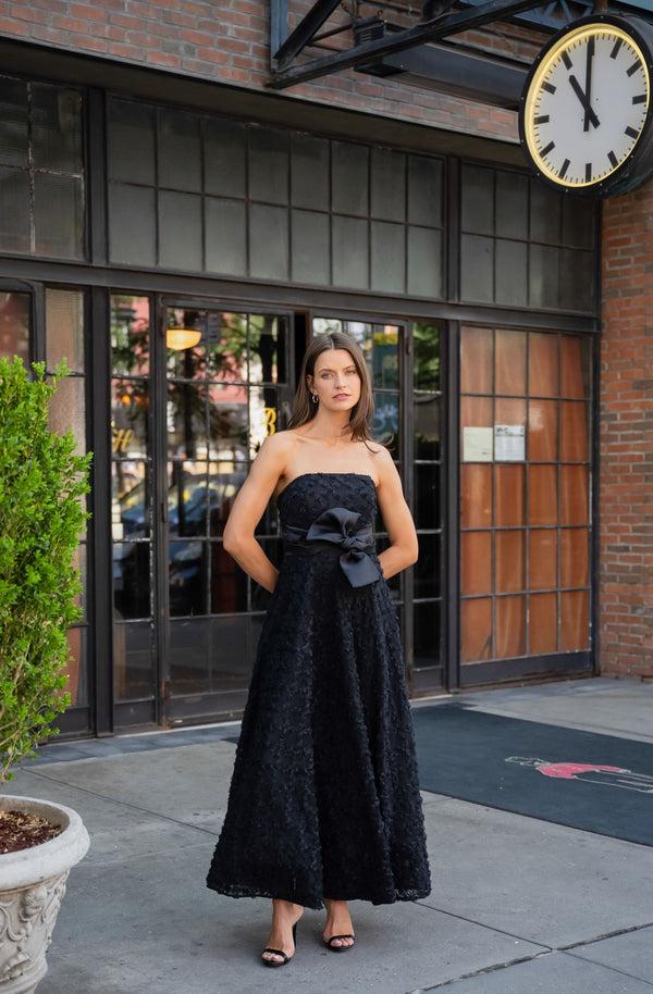 Shoshanna Midnight India Dress Black