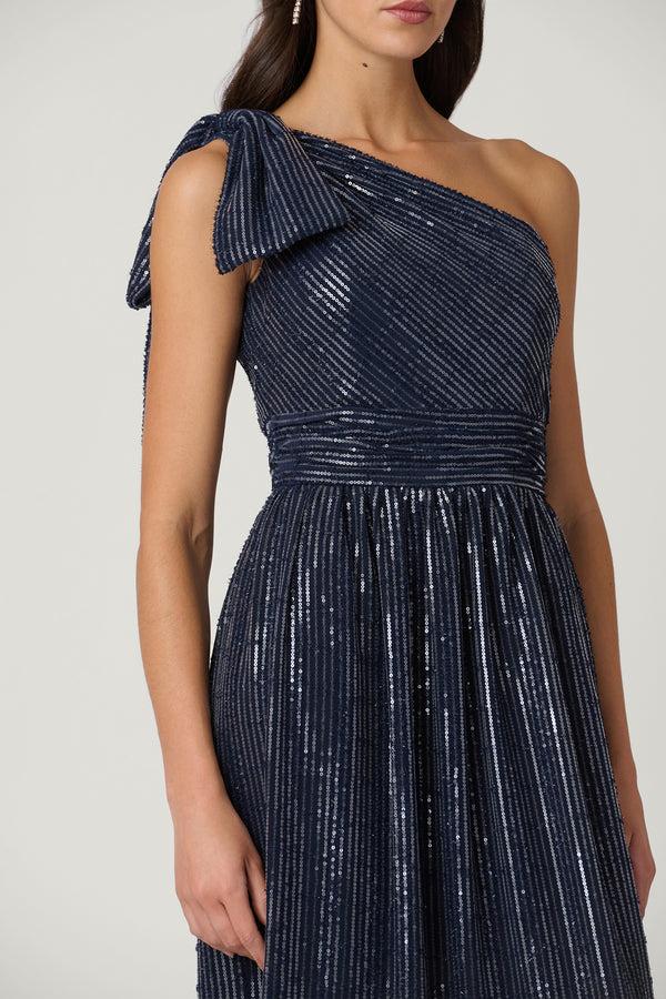 Shoshanna Midnight Indigo Dress Navy