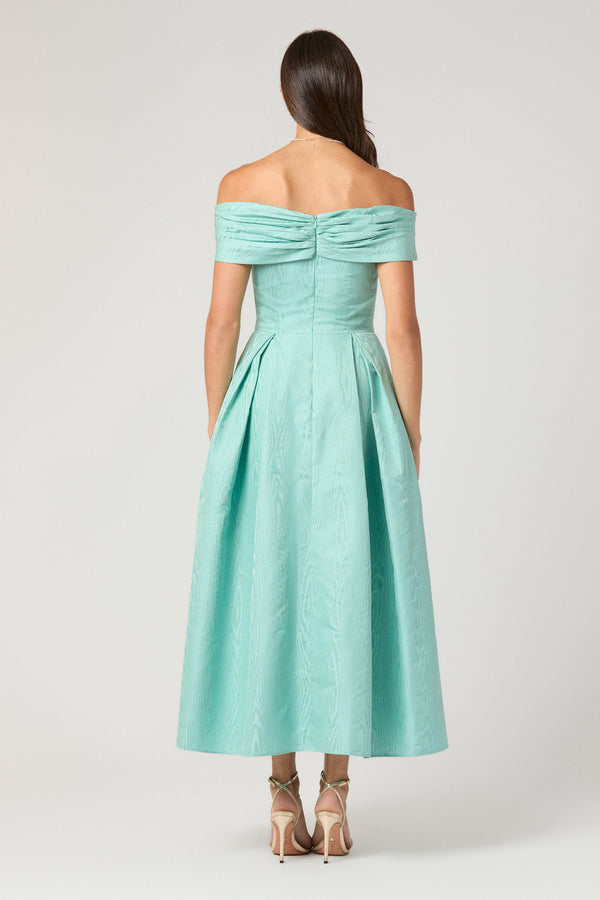 Shoshanna Midnight June Dress Sea Blue