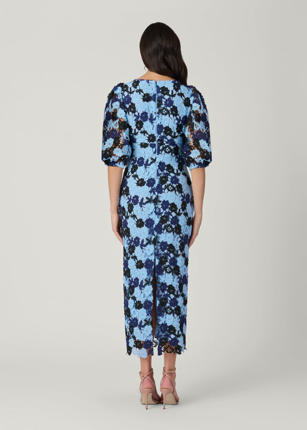 Shoshanna Midnight Lanier Dress Blue