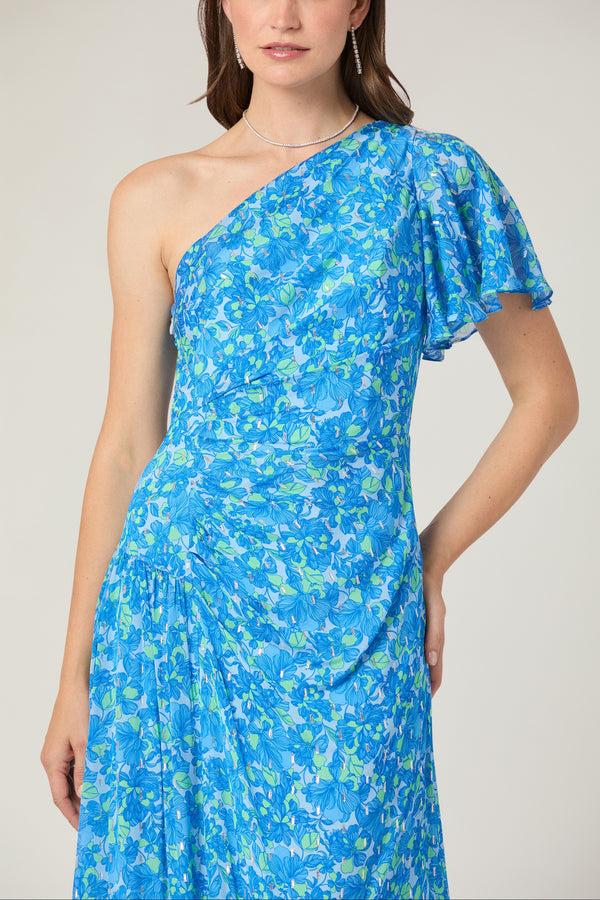 Shoshanna Midnight Latissa Dress Sky Multi