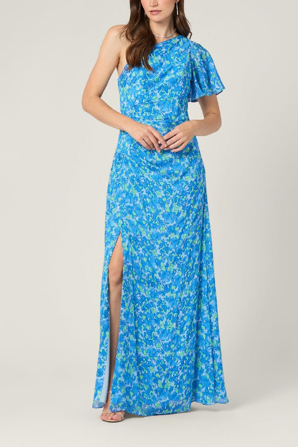 shoshanna Midnight Latissa Dress Sky Multi