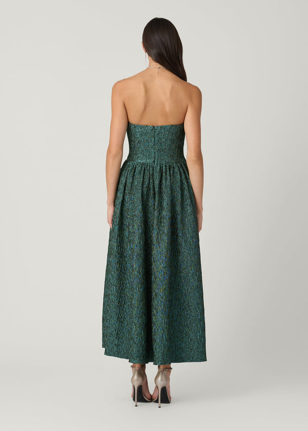 Shoshanna Midnight Lillia Dress Teal