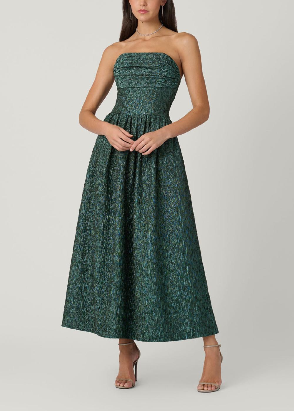 shoshanna Midnight Lillia Dress Teal