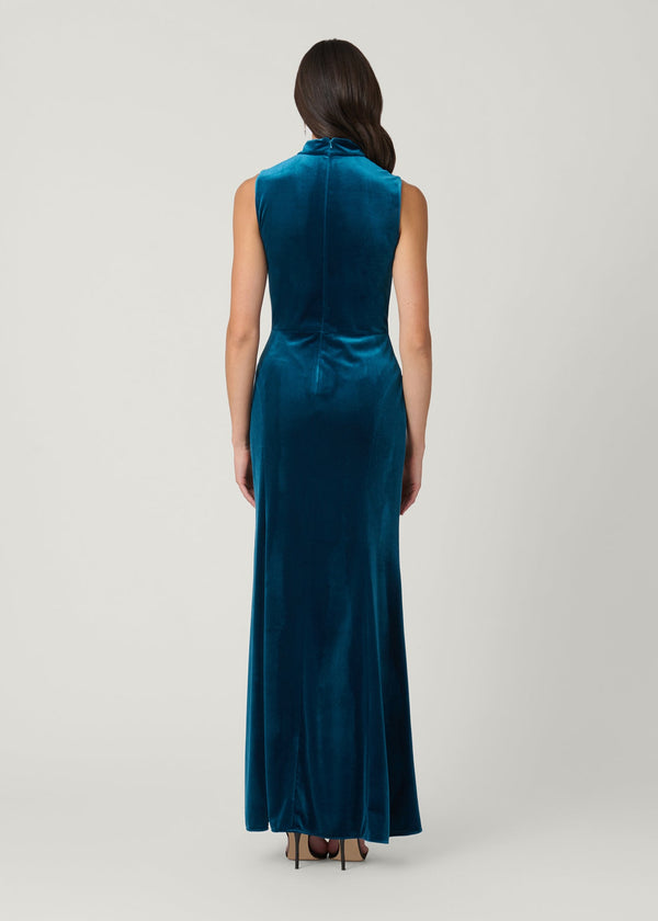 Shoshanna Midnight Lorelei Dress Slate Blue