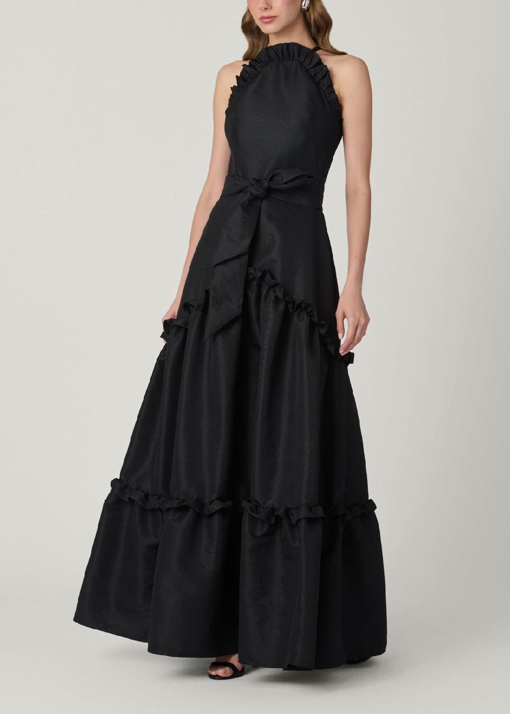 shoshanna Midnight Lucille Dress Black