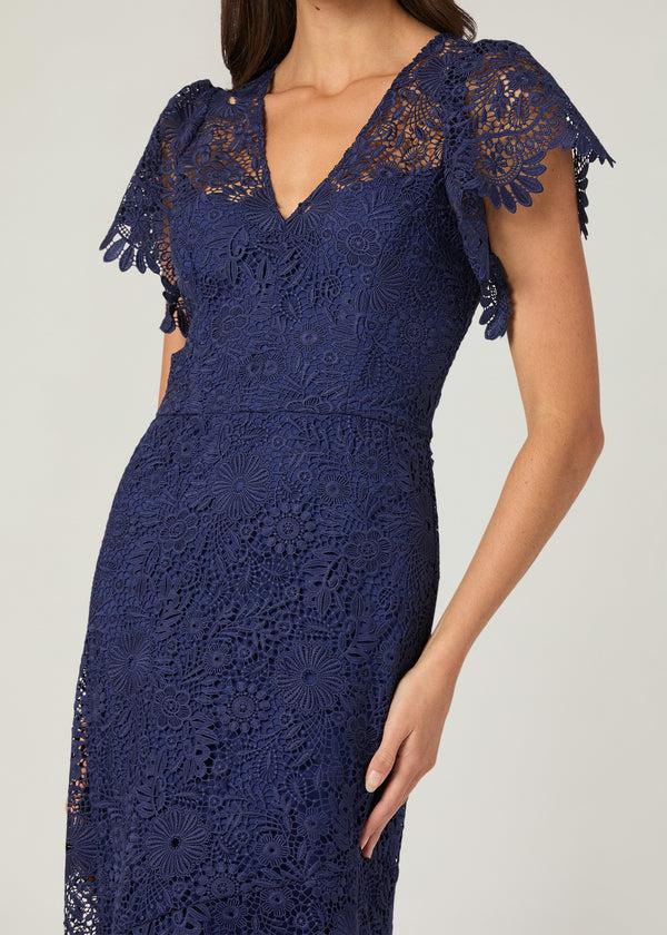 Shoshanna Midnight Manuela Dress Navy
