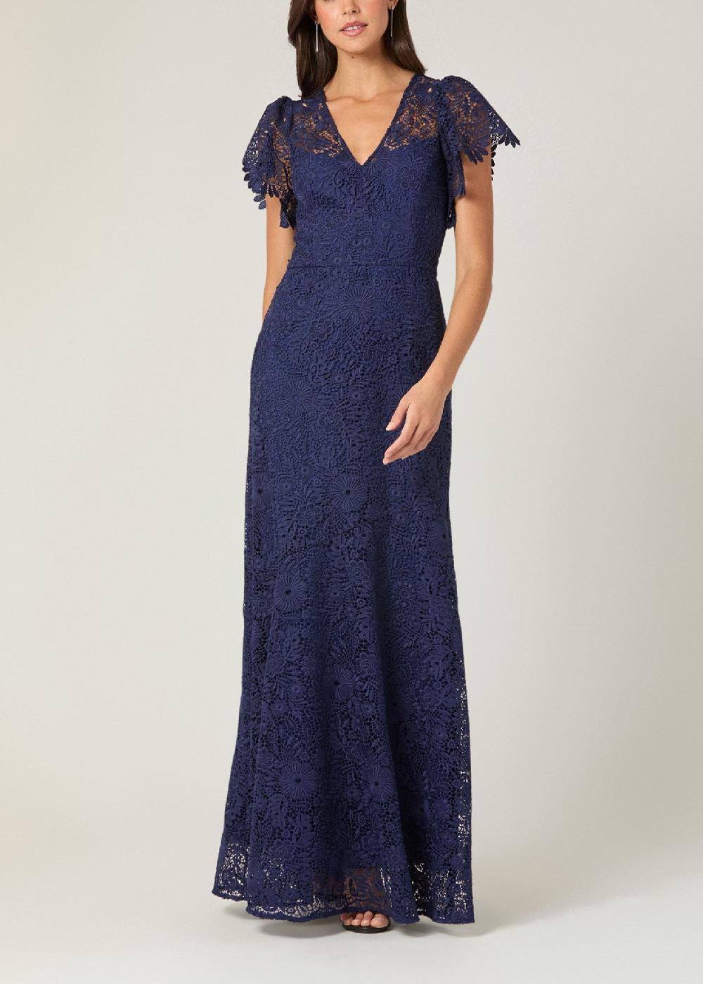 shoshanna Midnight Manuela Dress Navy