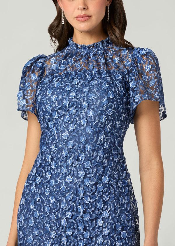 Shoshanna Midnight Martine Dress Indigo