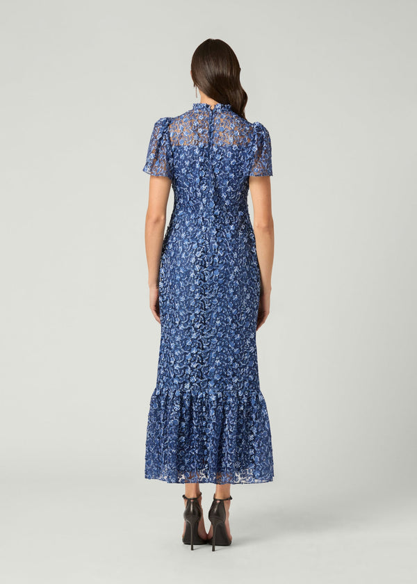 Shoshanna Midnight Martine Dress Indigo