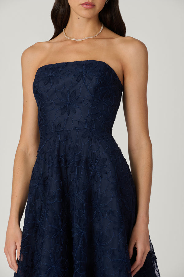 Shoshanna Midnight McCall Dress Navy
