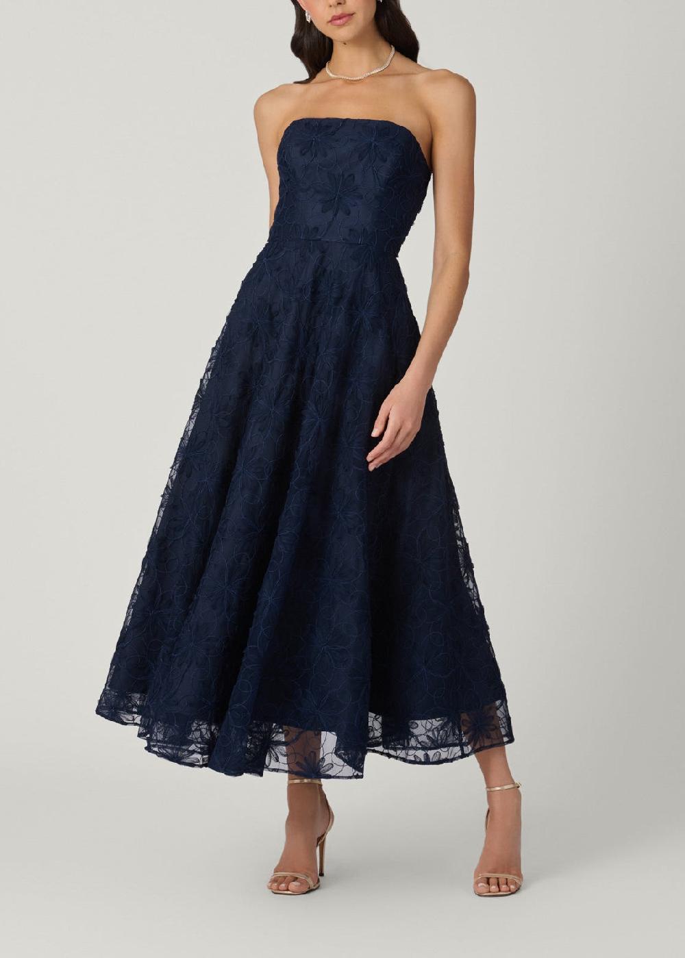 shoshanna Midnight McCall Dress Navy